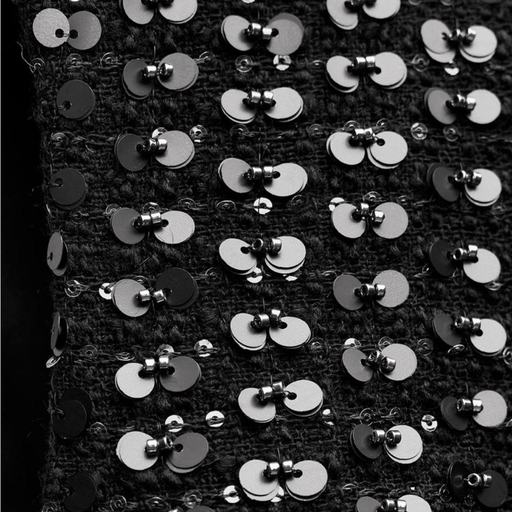 Zara Elegant Black Feminine Sequin Dress - Picture 6 of 7